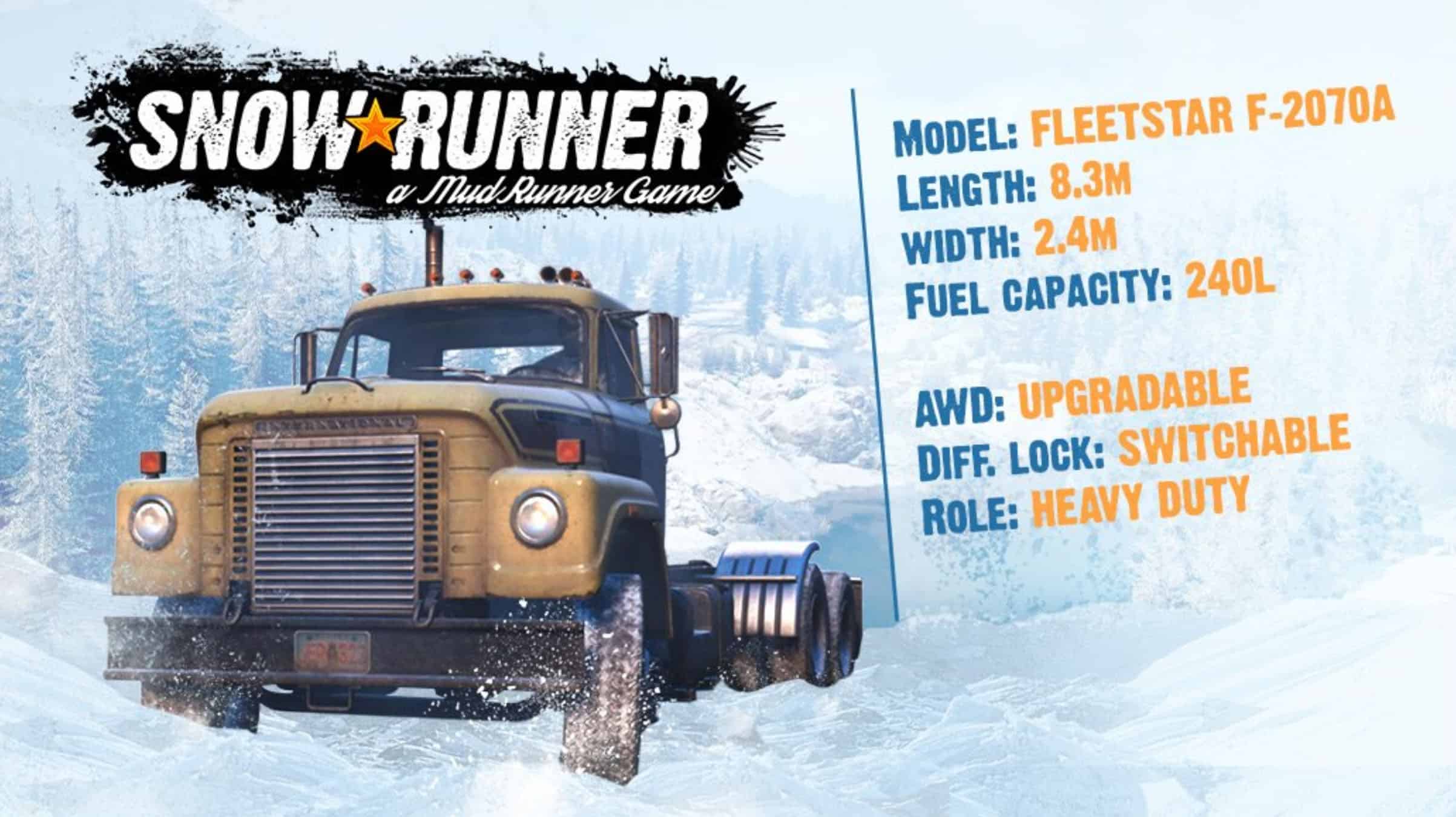 snowrunner trucks list